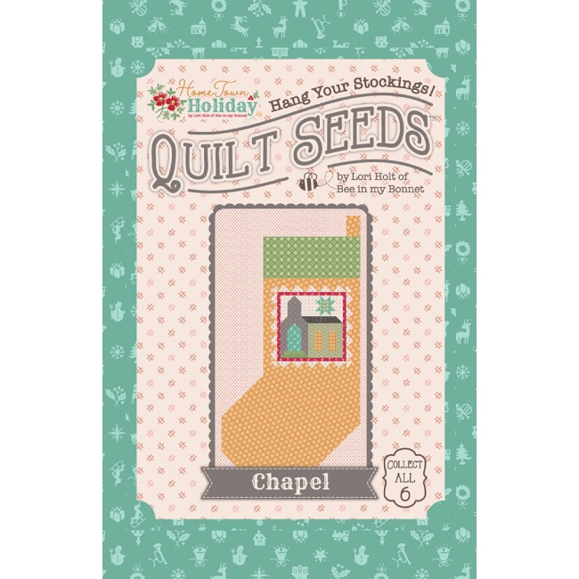 Home Town Holiday Quilt Seeds 5 Chapel Pattern - Lori Holt