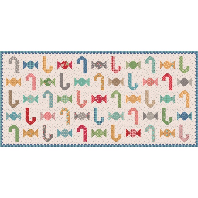 Lori Holt - Home Town Holiday Christmas Candy Table Runner  Kit