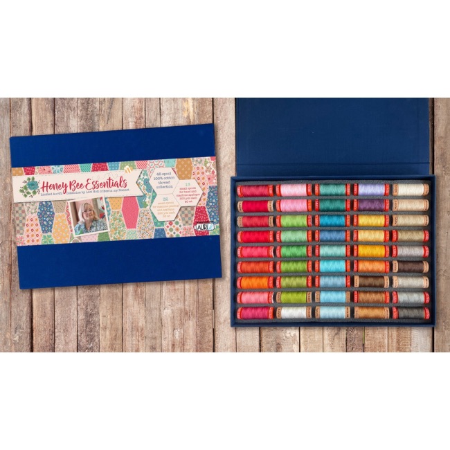 Lori Holt - Honey Bee Essentials Aurifil 45 Piece Thread Collection