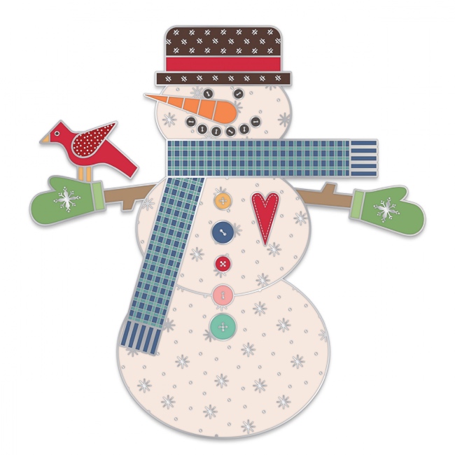 Let's Make A Snowman Needle Minder - Lori Holt