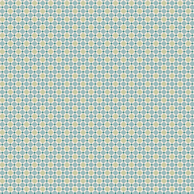 Piece & Plenty - Lagoon Plaid Fabric - Lori Holt