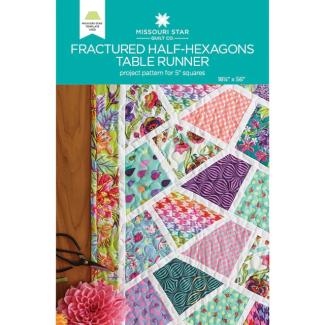 Missouri Star - Fractured Half-Hexagons - Table Runner Pattern