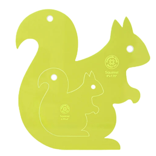 Missouri Star Squirrel Nesting Templates