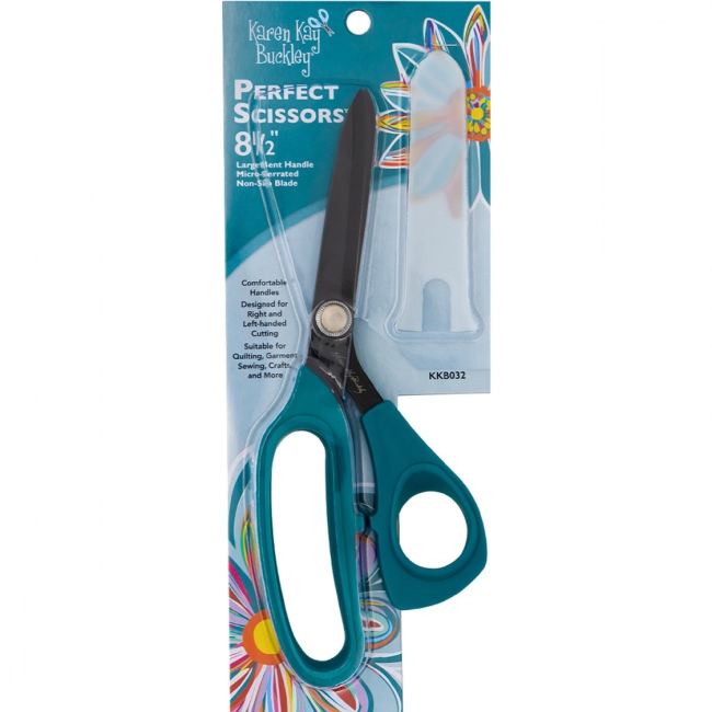 Karen Kay Buckley Perfect Scissors Bent Handle 8-1/2 inch Dark Teal