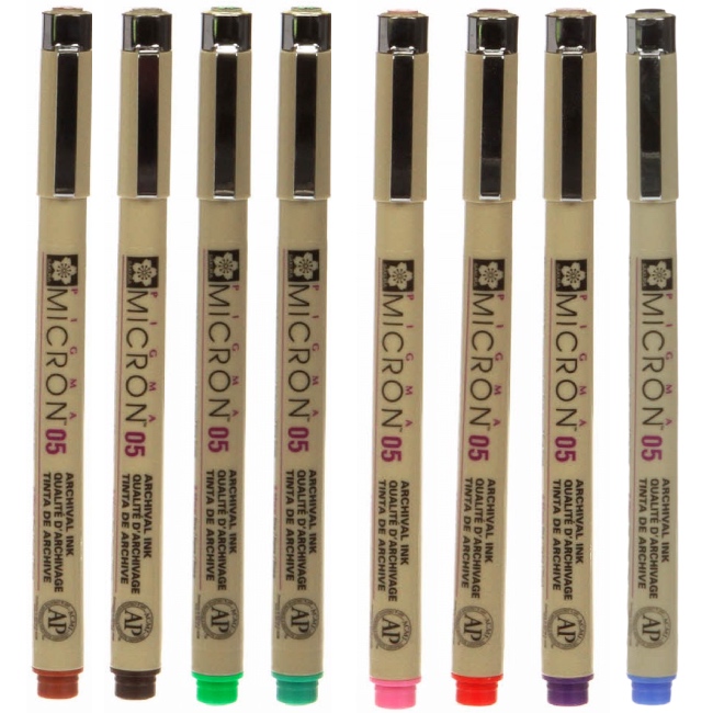 Pigma Micron Pen - Size 05 - All Colours