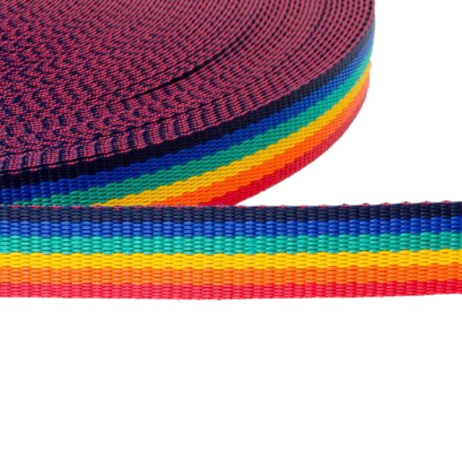 Rainbow - Polypropylene Webbing - 38mm