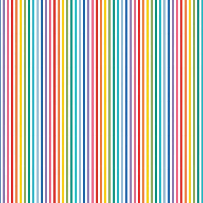 1/8 Inch Stripe - Rainbow - Riley Blake