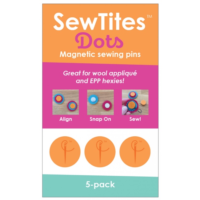 SewTites Dots Magnetic Pins 5pk