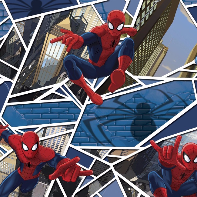 Springs Creative Marvel Spiderman Comic Swirl Fabric