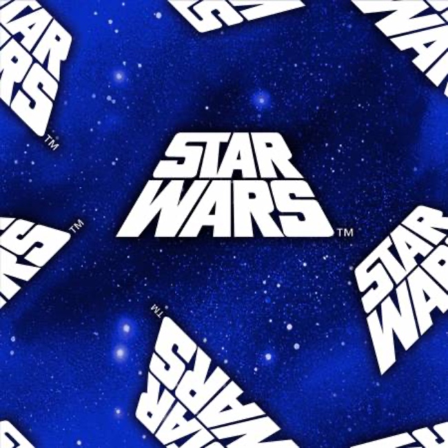 FLEECE - Star Wars  - Blue Retro Logo