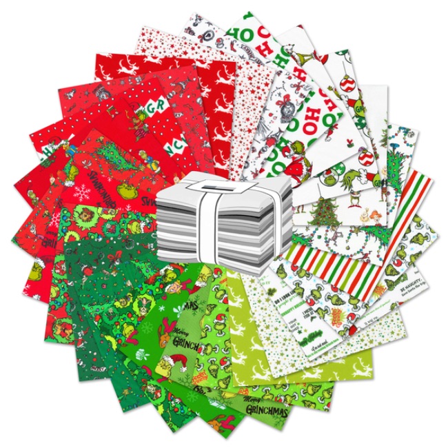 How The Grinch Stole Fat Quarter Bundle - 25pcs