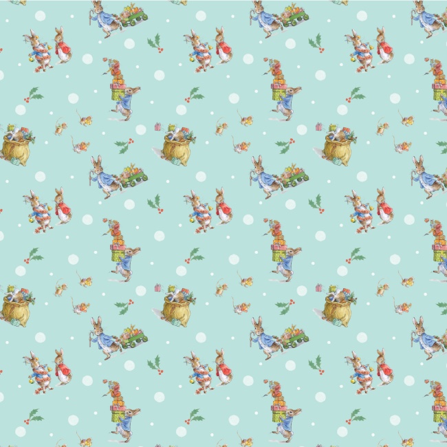 Christmas Gifts - The Joy Of Giving - Peter Rabbit Christmas Fabric