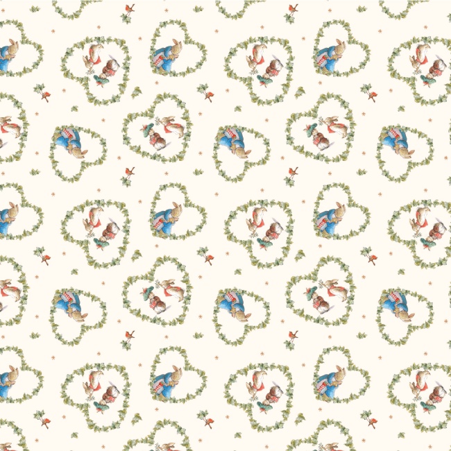 Christmas Love - The Joy Of Giving - Peter Rabbit Christmas Fabric