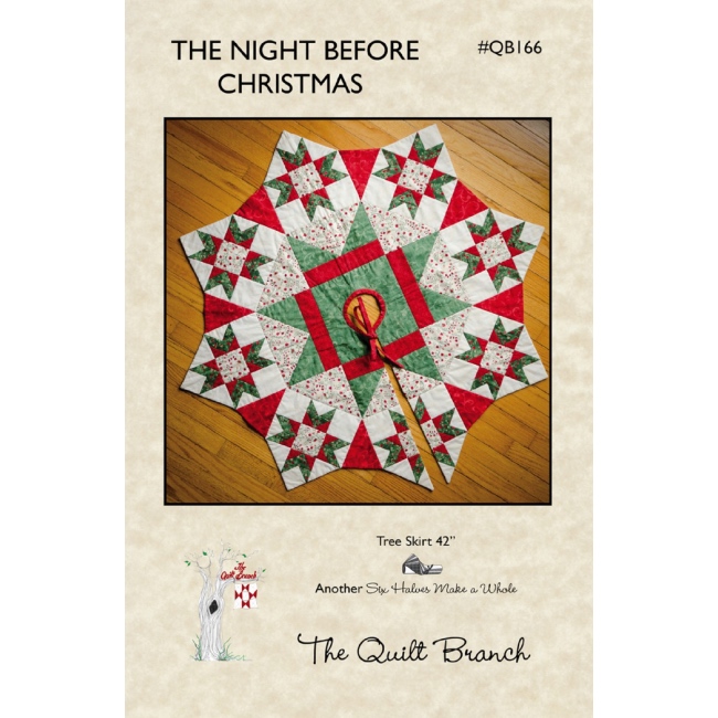 The Night Before Christmas Tree Skirt Pattern