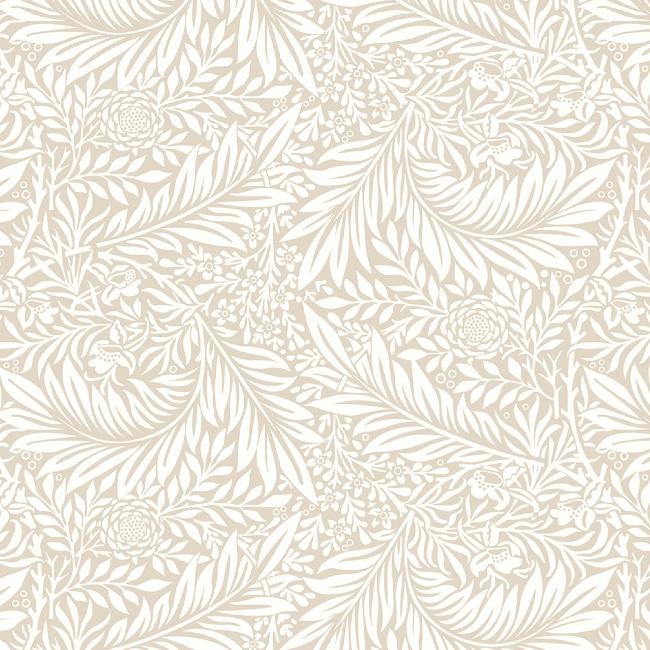 Natural Larkspur - William Morris - Extra Wide Backing Fabric