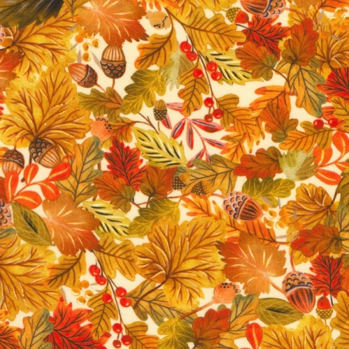 Harvest - Autumn Leaves Fabric - Robert Kaufman