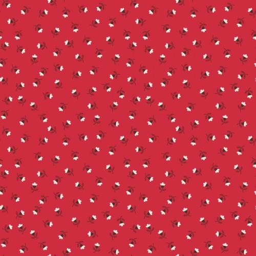 Lori Holt - Autumn Blossom Harvest Fabric - Riley Red