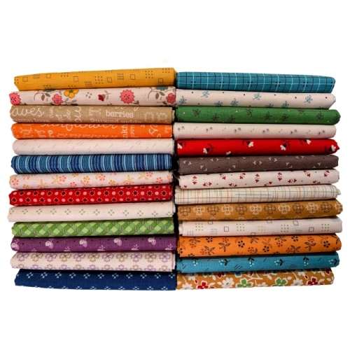 Lori Holt - Autumn Fat Quarters Harvest Fabric - 26pcs