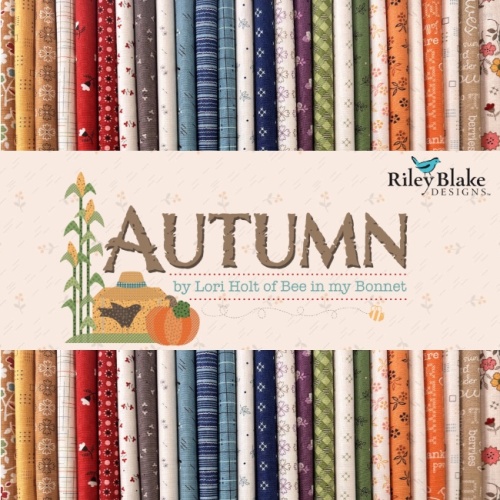 Lori Holt - Autumn Fat Quarters Harvest Fabric - 26pcs