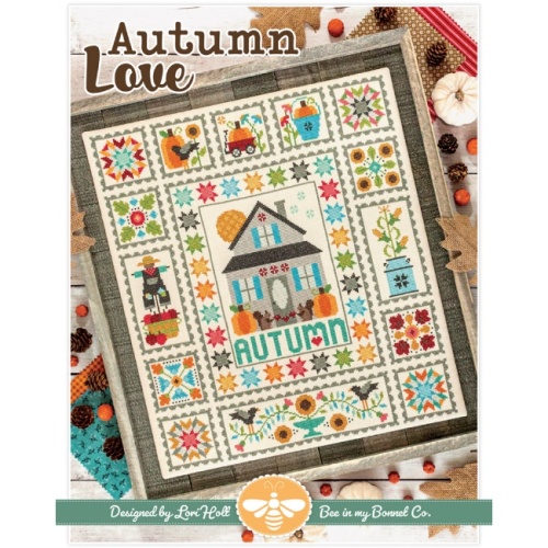 Lori Holt  Autumn Love Cross Stitch Pattern