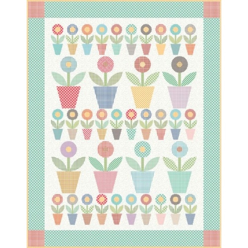 Gingham Garden Quilt Pattern - Lori Holt