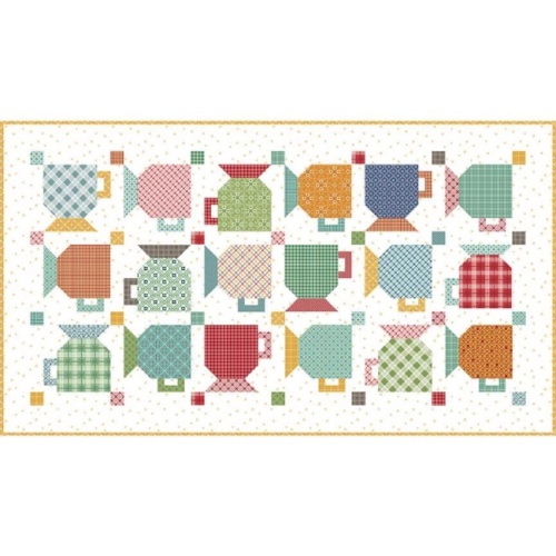 Good Morning Mug Table Runner Pattern - Lori Holt