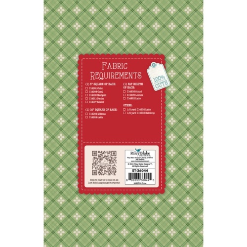 Home Town Holiday Quilt Seeds 6 Candle Pattern - Lori Holt