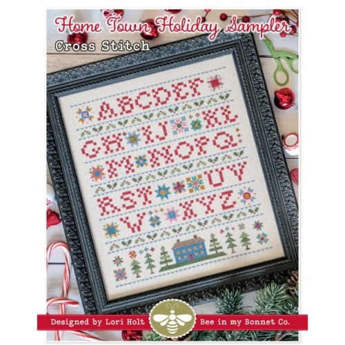 Lori Holt Home Town Holiday Sampler Cross Stitch Pattern