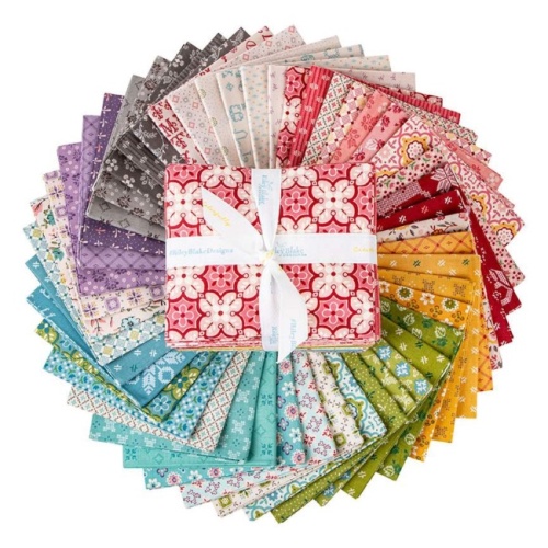 Lori Holt - Piece and Plenty Fat Quarter Bundle - 48pcs