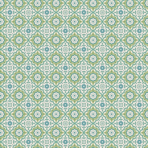 Piece & Plenty - Sea Glass Cheerful Fabric - Lori Holt