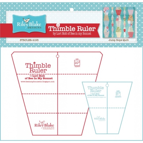 Lori Holt Thimble Ruler Set 5in and 10in