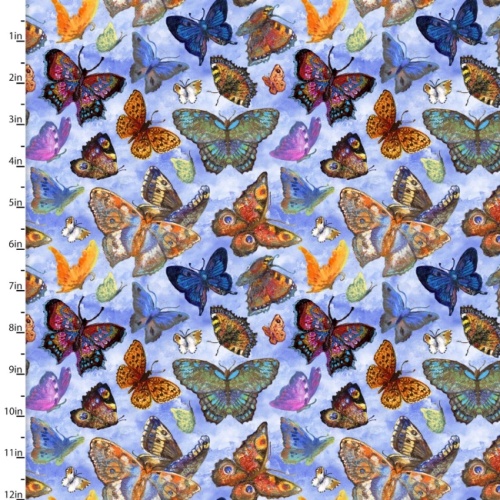 Love Is All Around Beauty In Flight Fabric