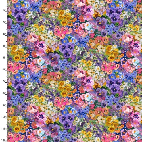 Love Is All Around Floral Treasure Fabric