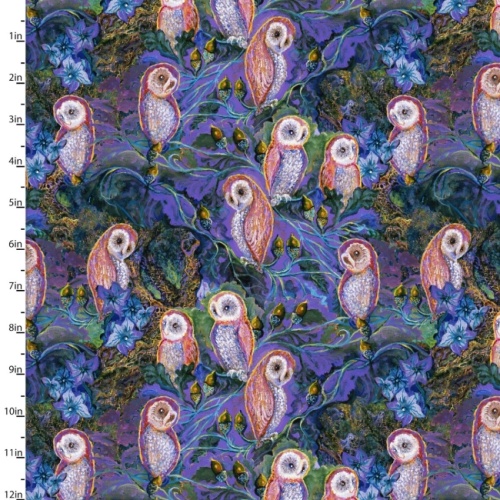 Love Is All Around Owlet Brood Fabric