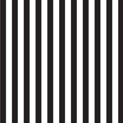 Black and White Mixology Striped Fabric