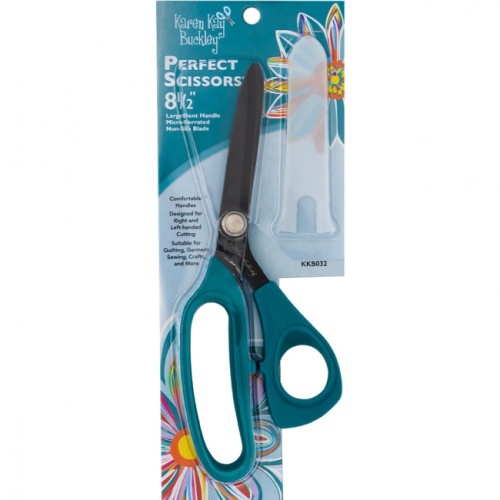 Karen Kay Buckley Perfect Scissors Bent Handle 8-1/2 inch Dark Teal