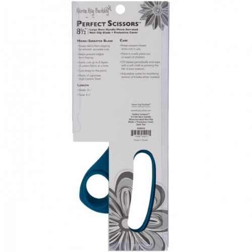 Karen Kay Buckley Perfect Scissors Bent Handle 8-1/2 inch Dark Teal