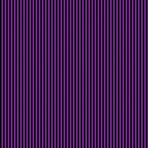 Grape Pinstripe Halloween Fabric