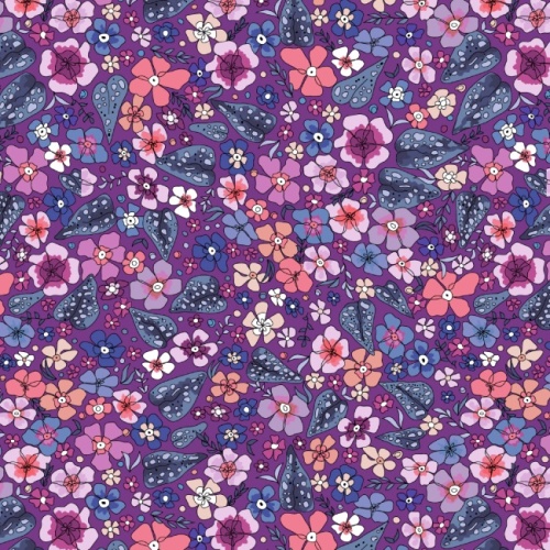 Rainbow Garden - Purple - The Crafty Lass