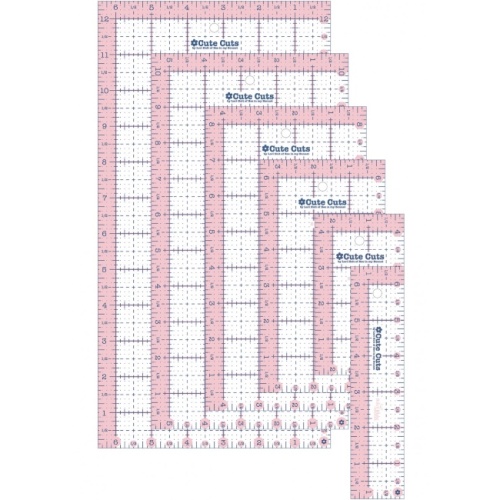 Lori Holt Cute Cuts Rectangular Ruler Set