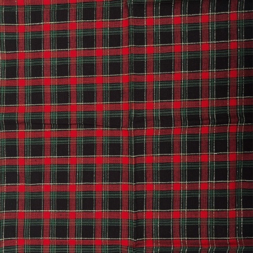 Red and Green Tartan Fabric