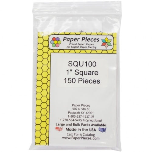 1'' Square Paper Pieces - 150 pack
