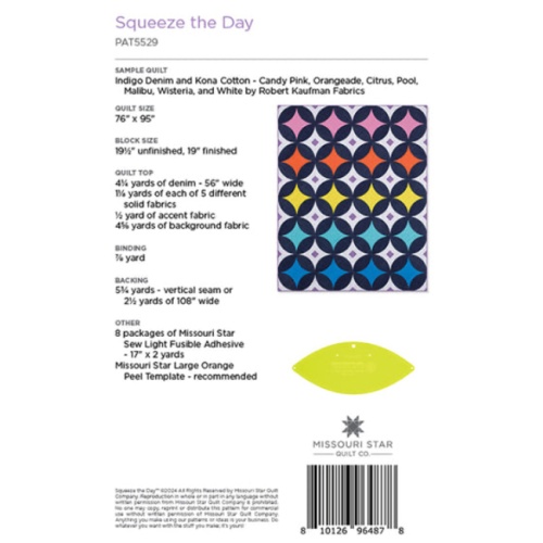 Squeeze The Day - Quilt Pattern - Missouri Star