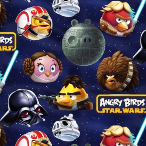 FLEECE - Star Wars  - Angry Birds Death Star