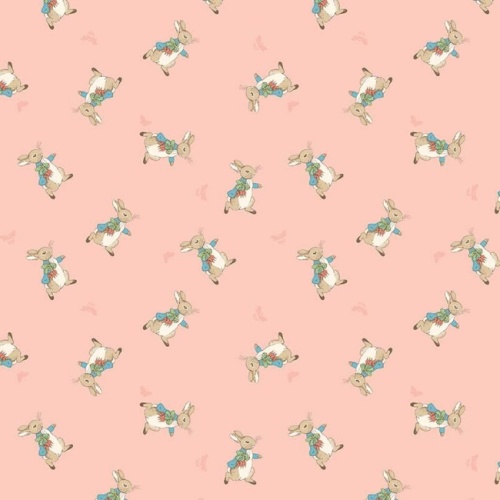 Coral Toss - The Tale Of Peter Rabbit Fabric