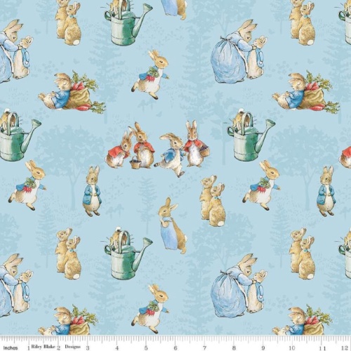 Main Blue - The Tale Of Peter Rabbit Fabric