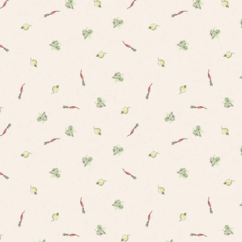 Veggies Cream - The Tale Of Peter Rabbit Fabric