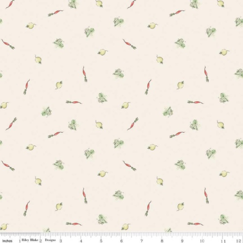 Veggies Cream - The Tale Of Peter Rabbit Fabric