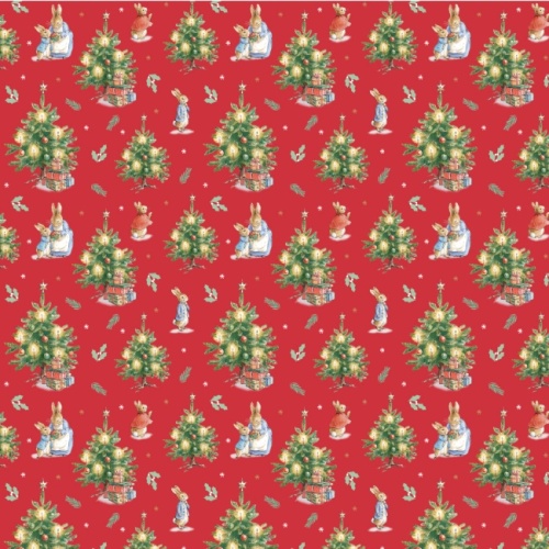 Christmas Trees - The Joy Of Giving - Peter Rabbit Christmas Fabric