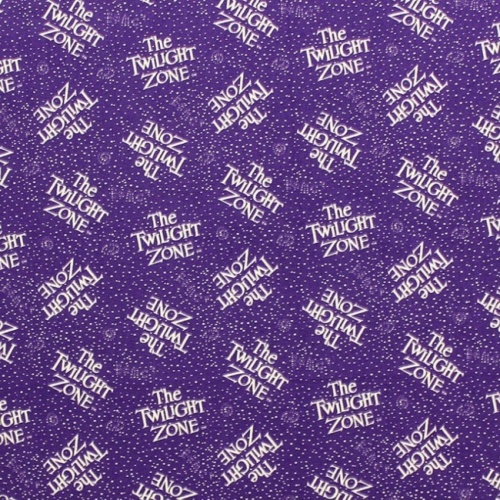 Purple The Twilight Zone Fabric - Glow In the Dark